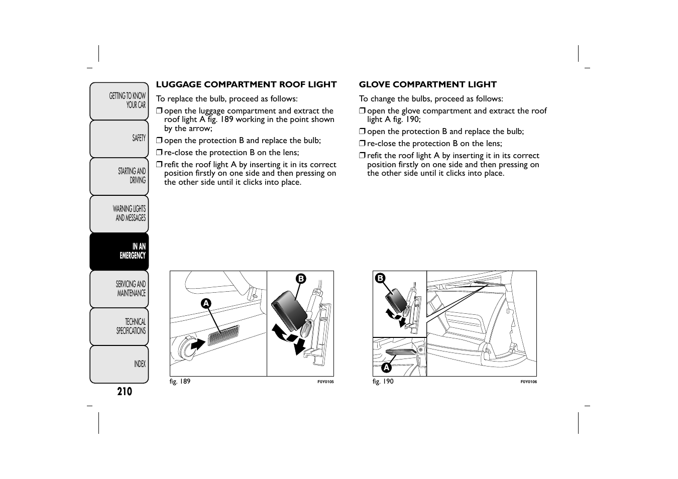 FIAT 500L User Manual | Page 214 / 348