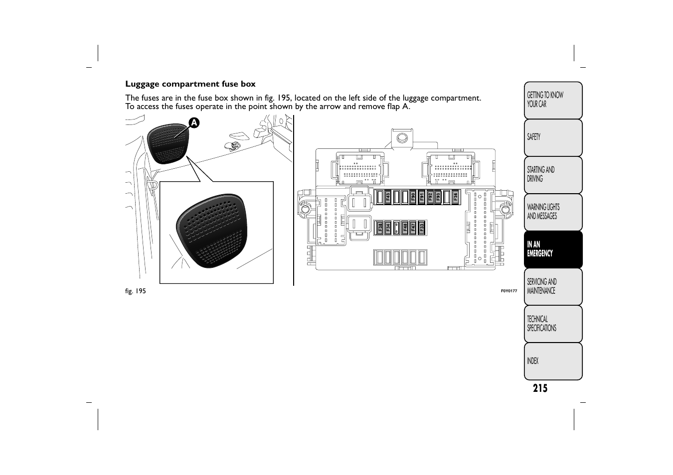 FIAT 500L User Manual | Page 219 / 348