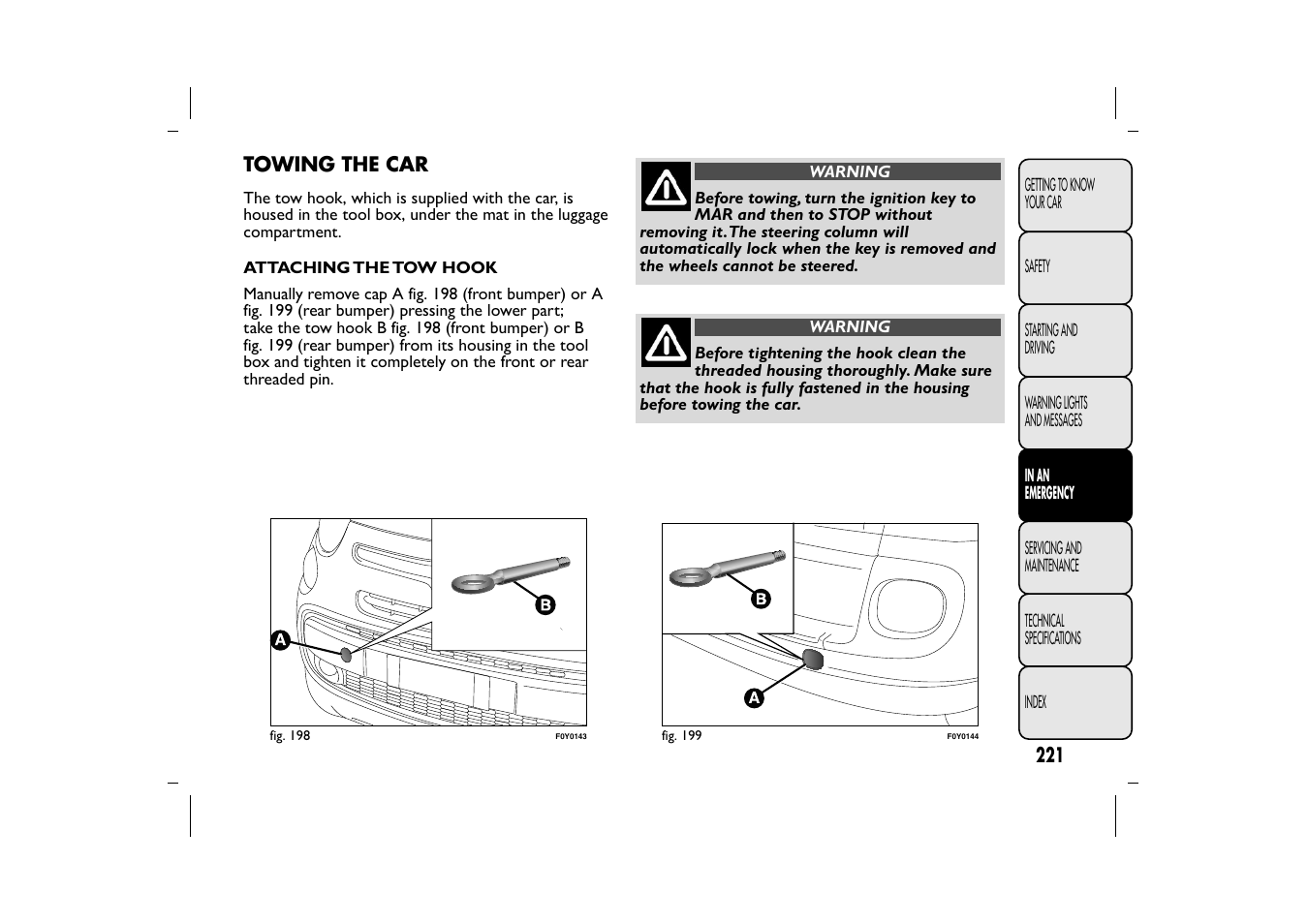 FIAT 500L User Manual | Page 225 / 348