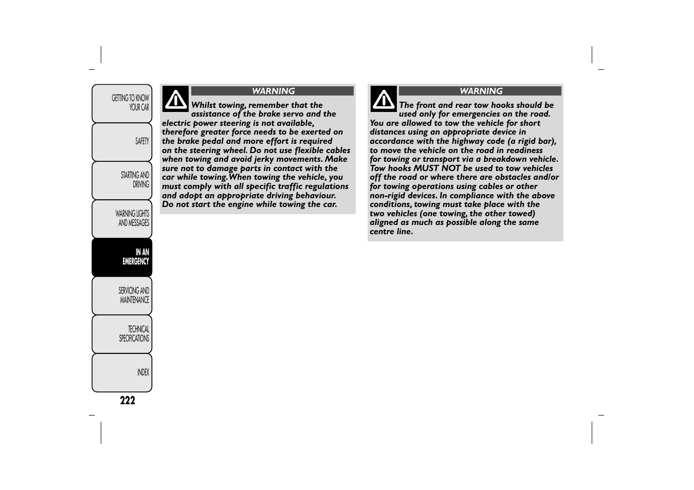 FIAT 500L User Manual | Page 226 / 348