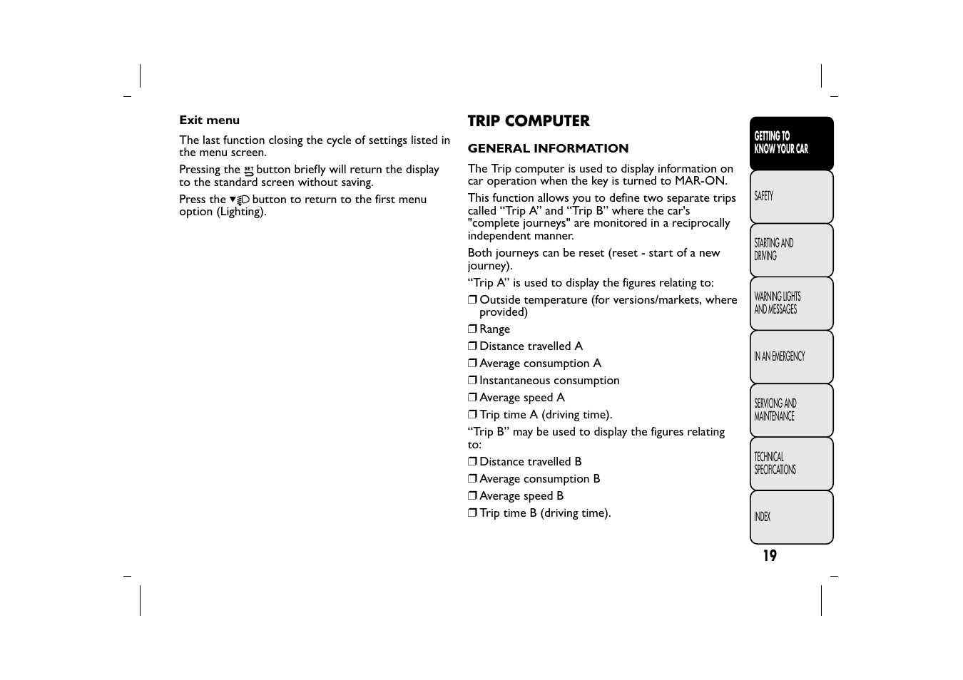 FIAT 500L User Manual | Page 23 / 348