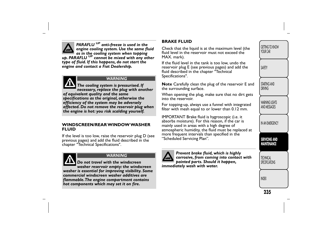 FIAT 500L User Manual | Page 239 / 348