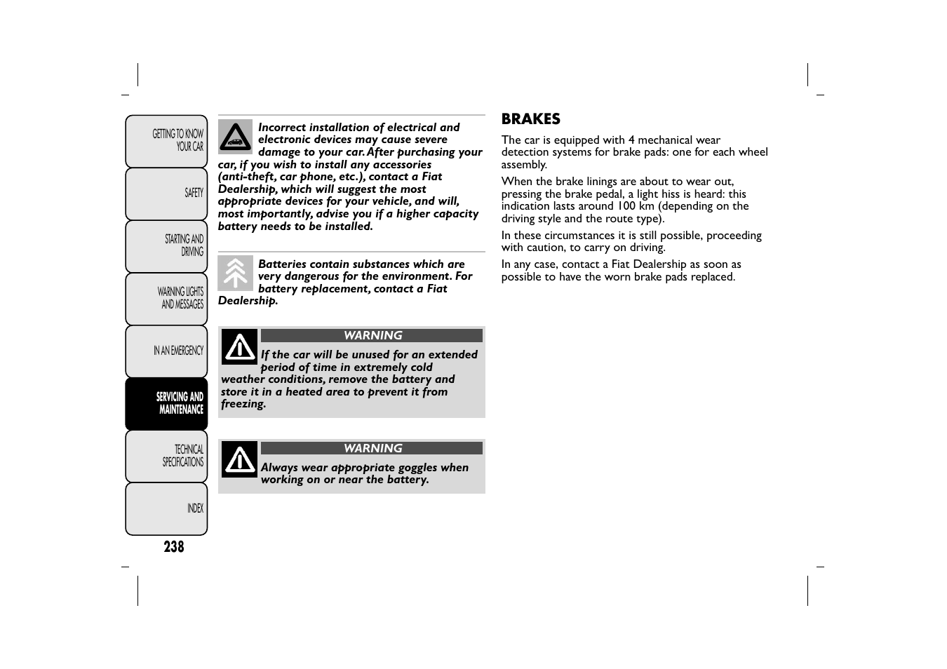 FIAT 500L User Manual | Page 242 / 348