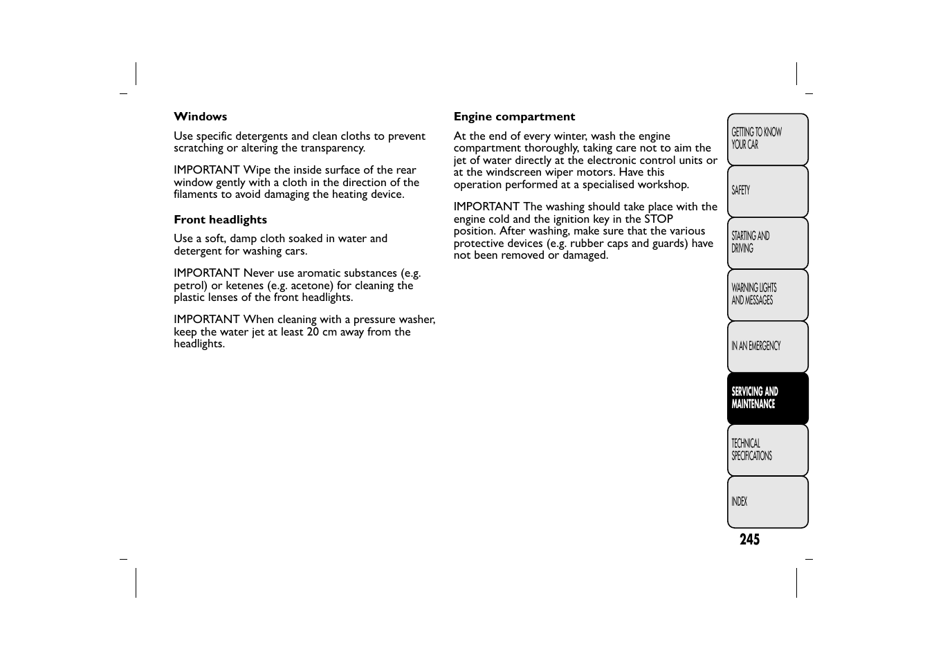 FIAT 500L User Manual | Page 249 / 348