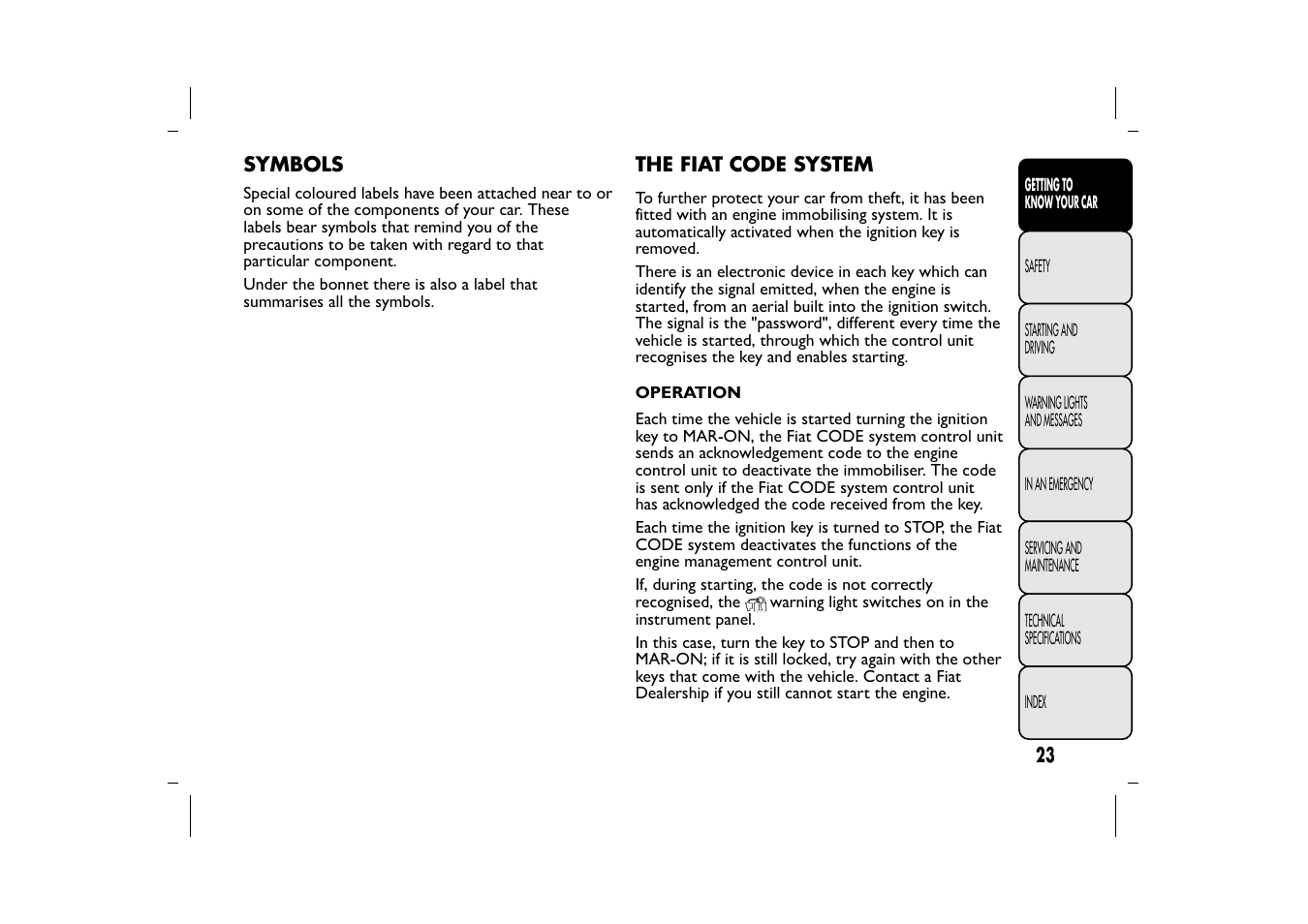 FIAT 500L User Manual | Page 27 / 348