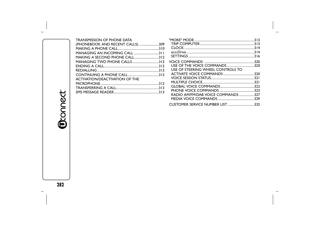 FIAT 500L User Manual | Page 286 / 348