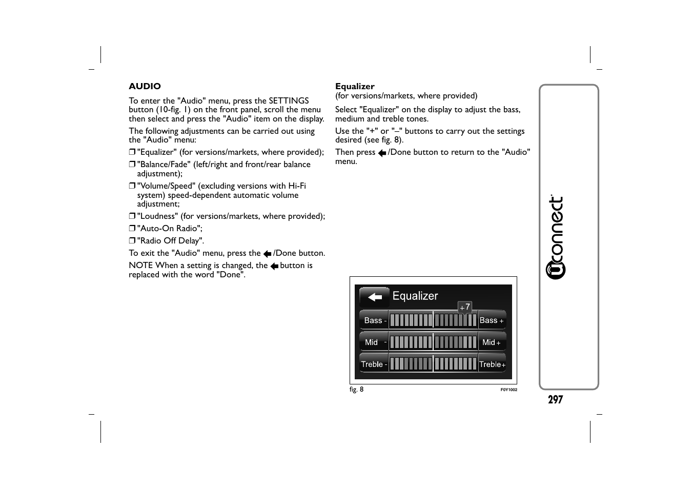 FIAT 500L User Manual | Page 301 / 348