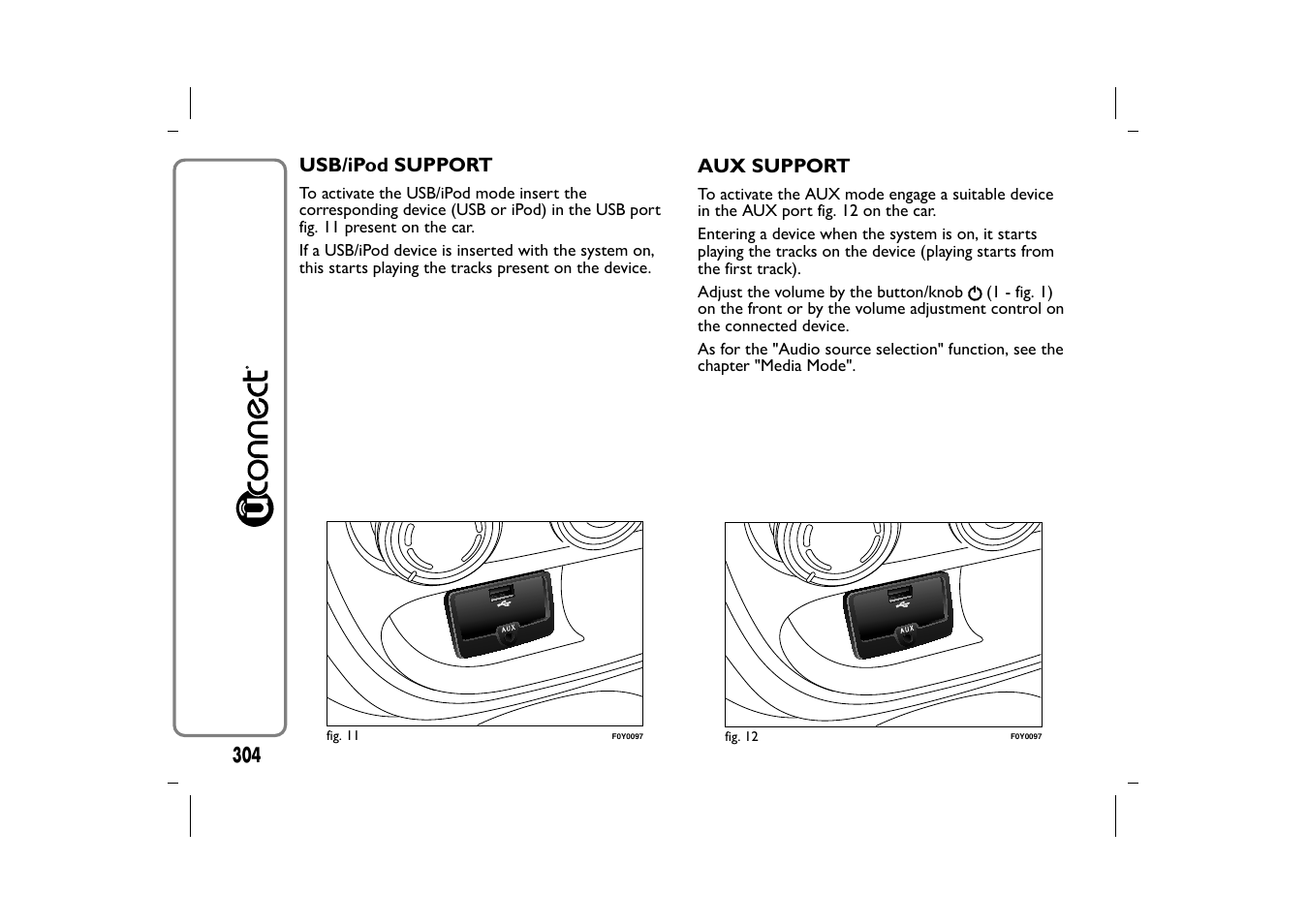 FIAT 500L User Manual | Page 308 / 348