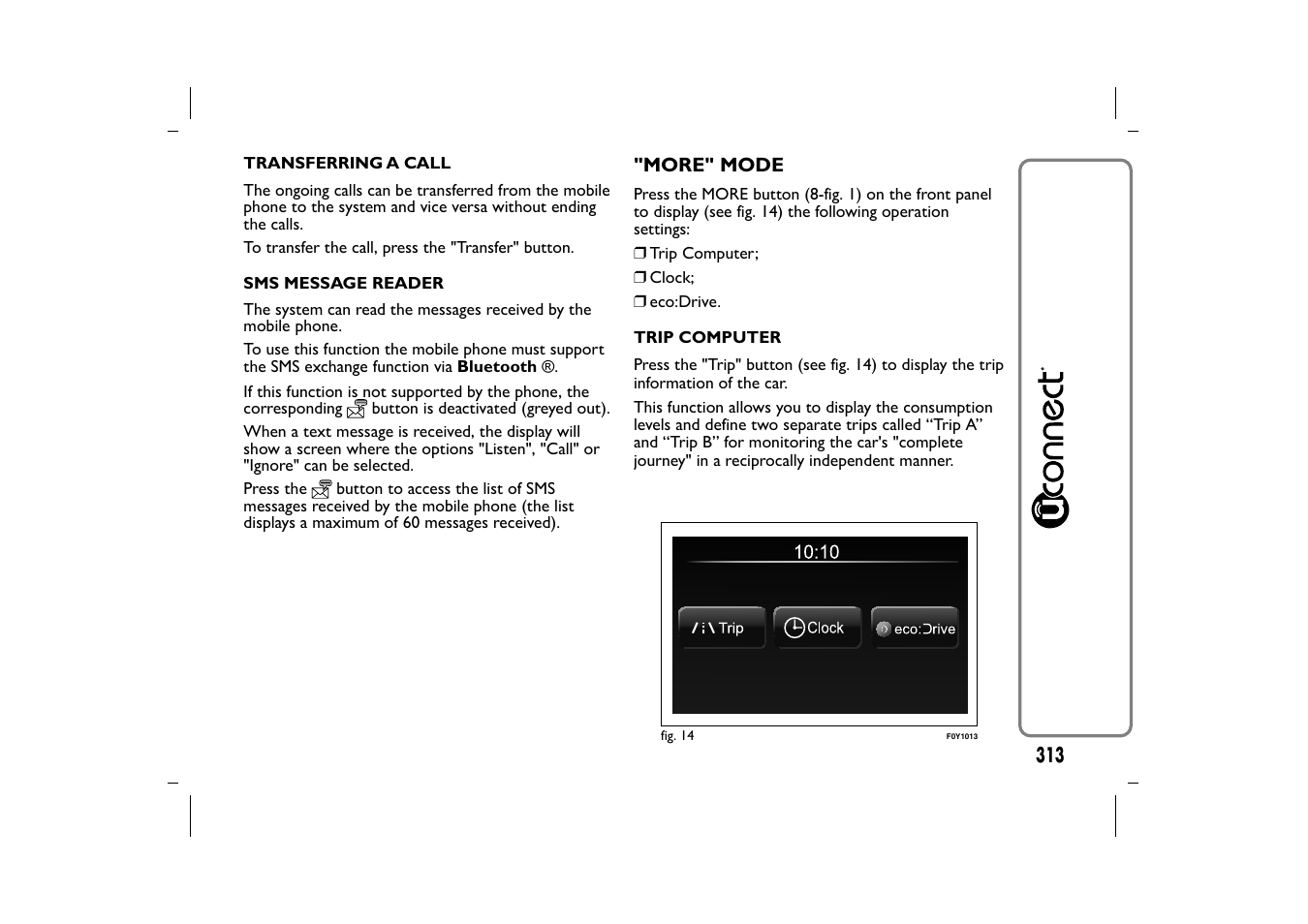 FIAT 500L User Manual | Page 317 / 348