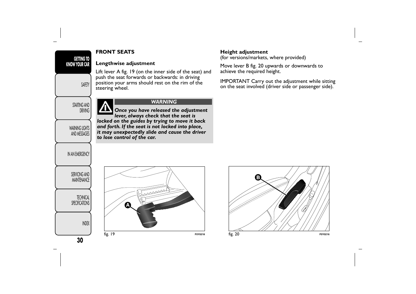 FIAT 500L User Manual | Page 34 / 348