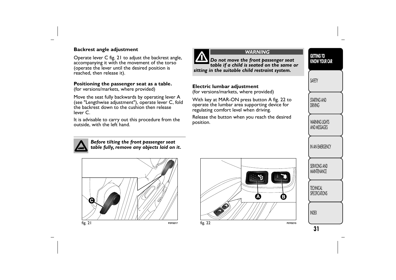 FIAT 500L User Manual | Page 35 / 348