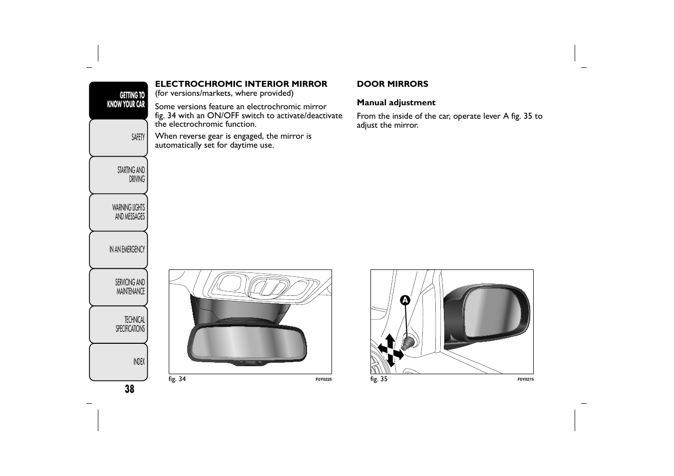 FIAT 500L User Manual | Page 42 / 348