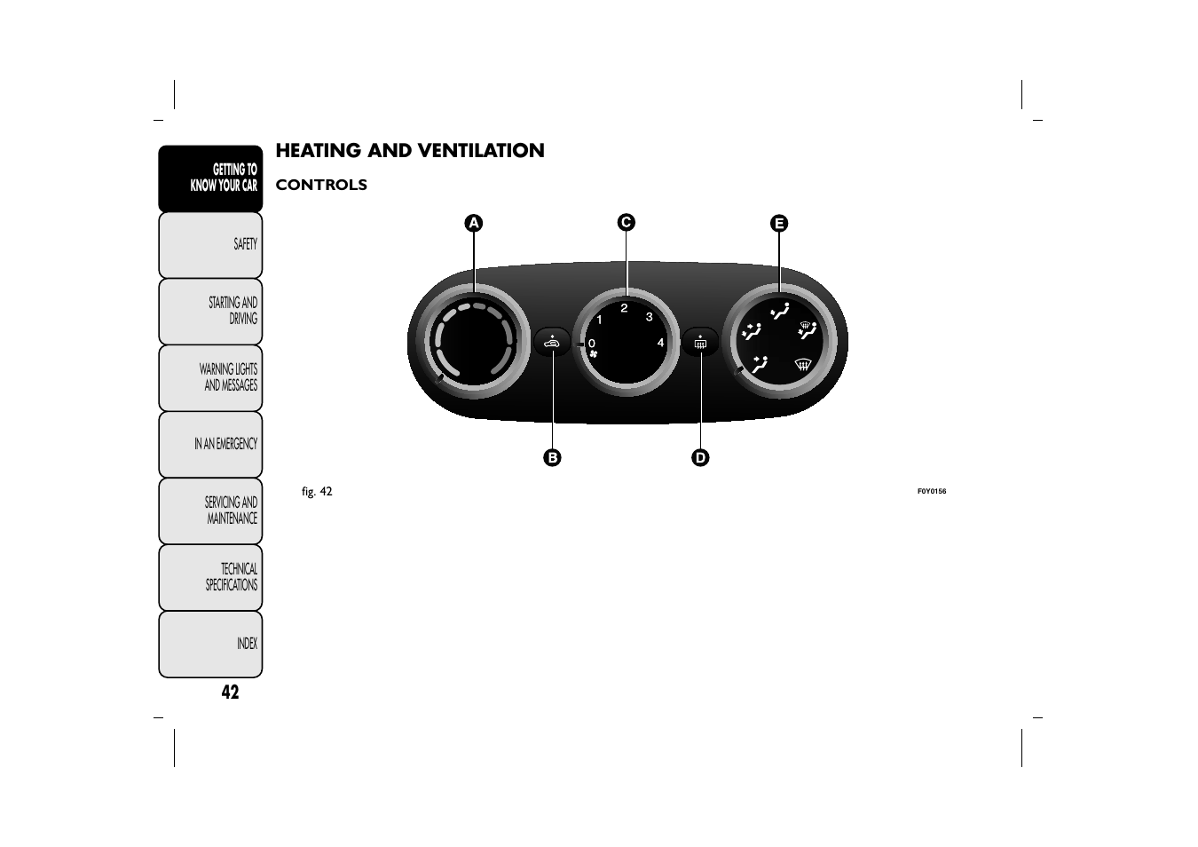 FIAT 500L User Manual | Page 46 / 348