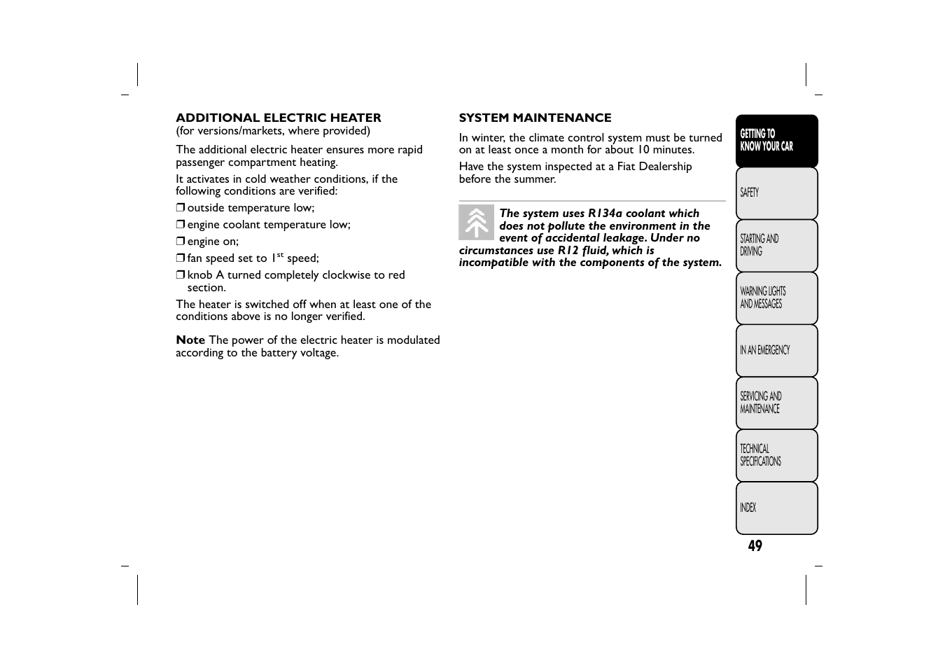 FIAT 500L User Manual | Page 53 / 348