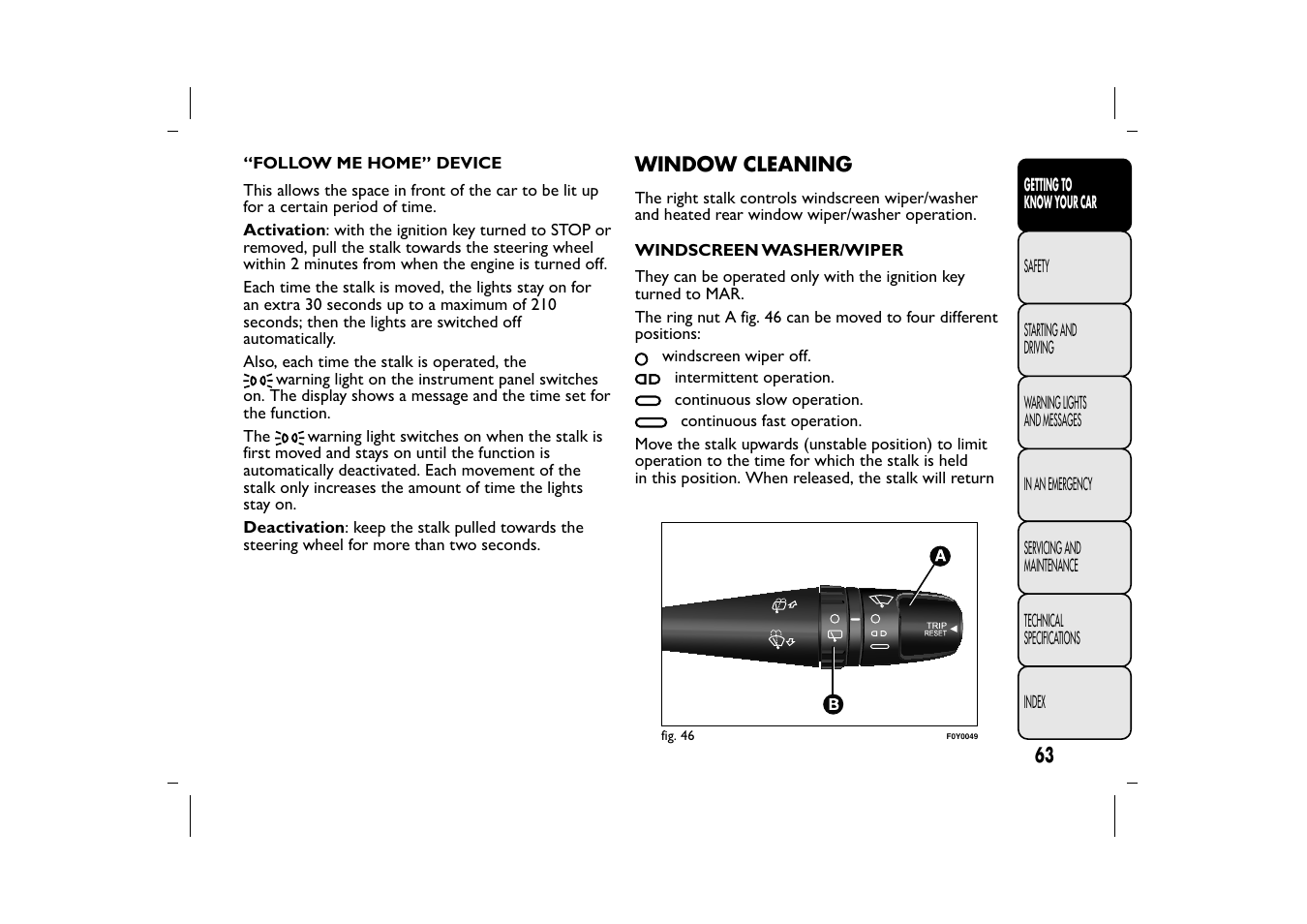 FIAT 500L User Manual | Page 67 / 348