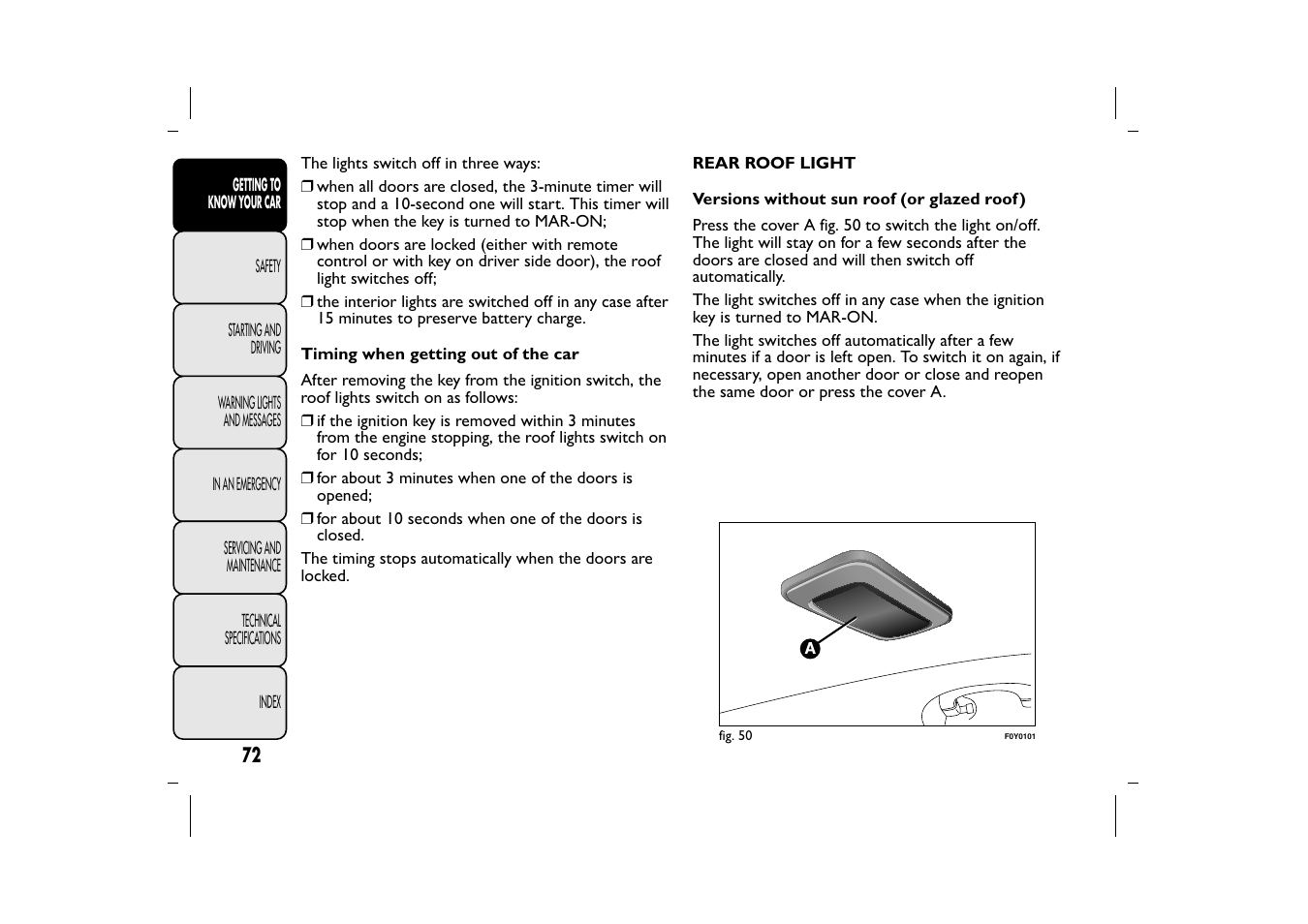 FIAT 500L User Manual | Page 76 / 348