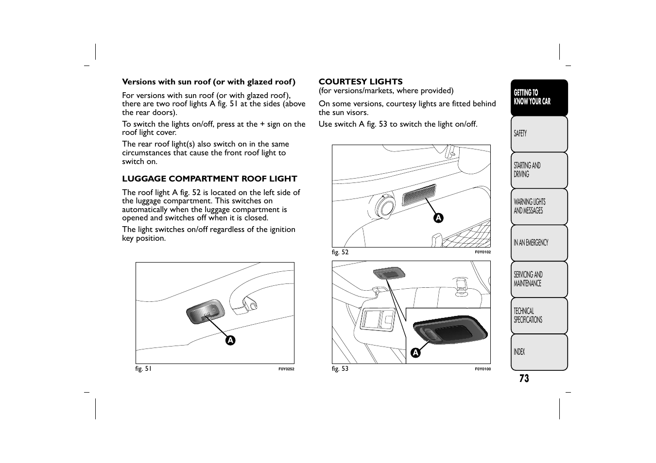 FIAT 500L User Manual | Page 77 / 348