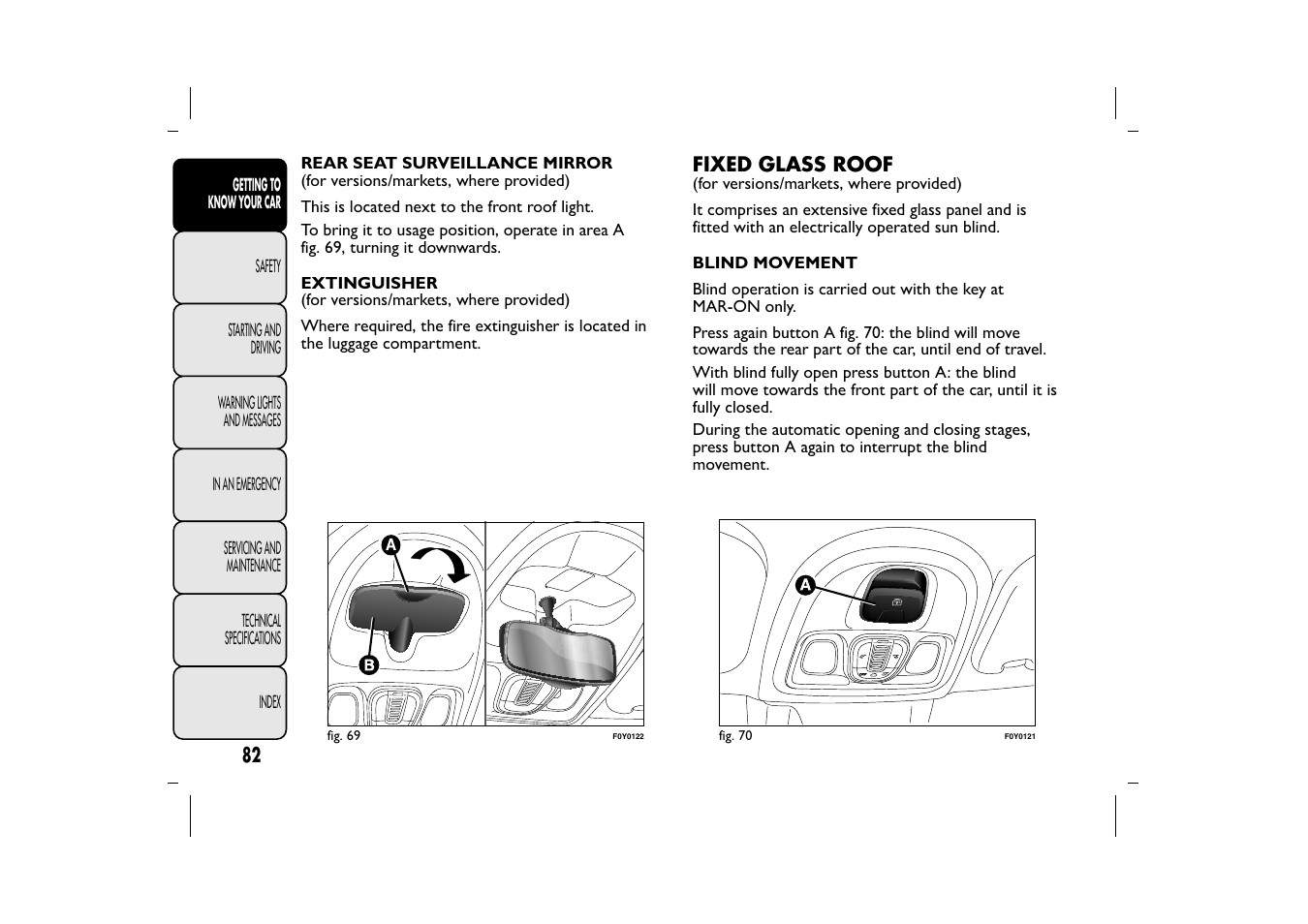 FIAT 500L User Manual | Page 86 / 348