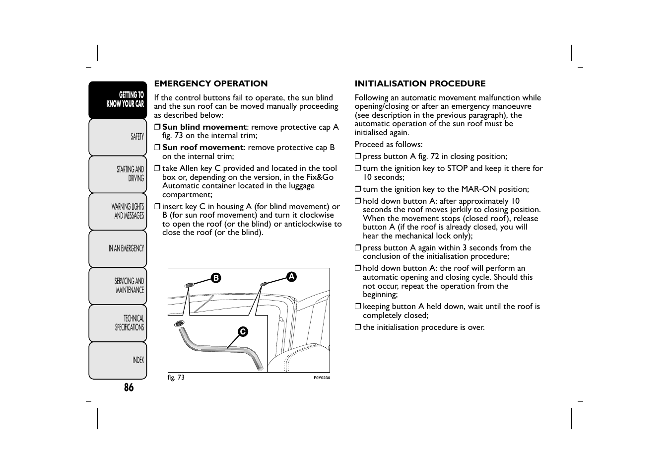 FIAT 500L User Manual | Page 90 / 348