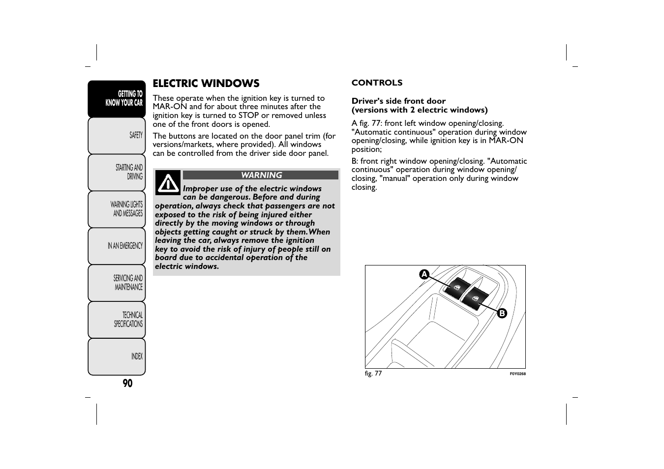 FIAT 500L User Manual | Page 94 / 348