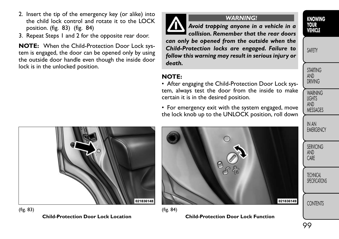 FIAT Freemont User Manual | Page 105 / 332