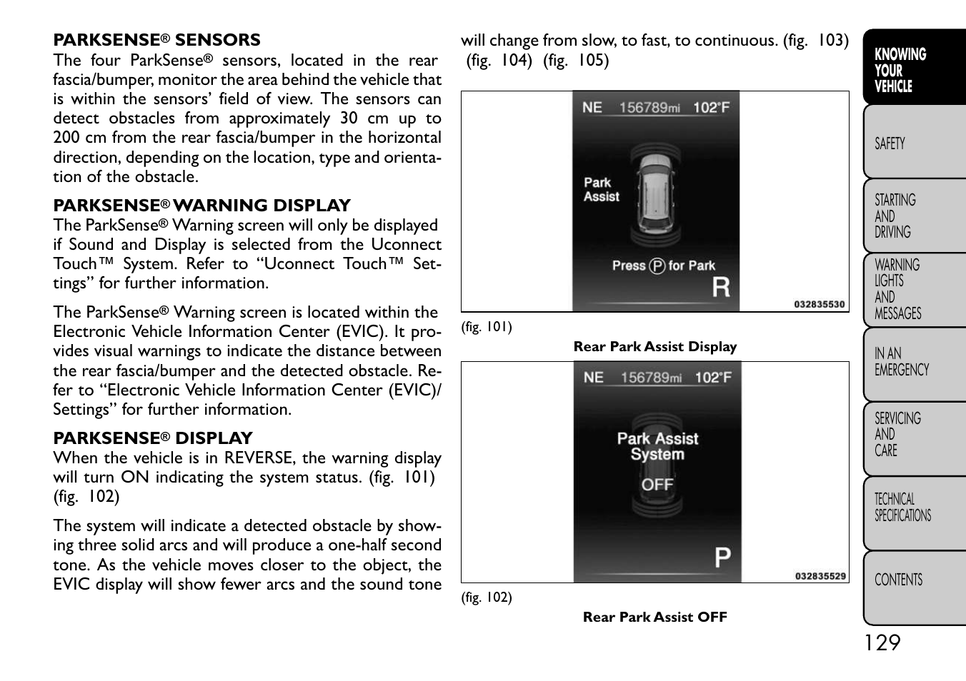 FIAT Freemont User Manual | Page 135 / 332