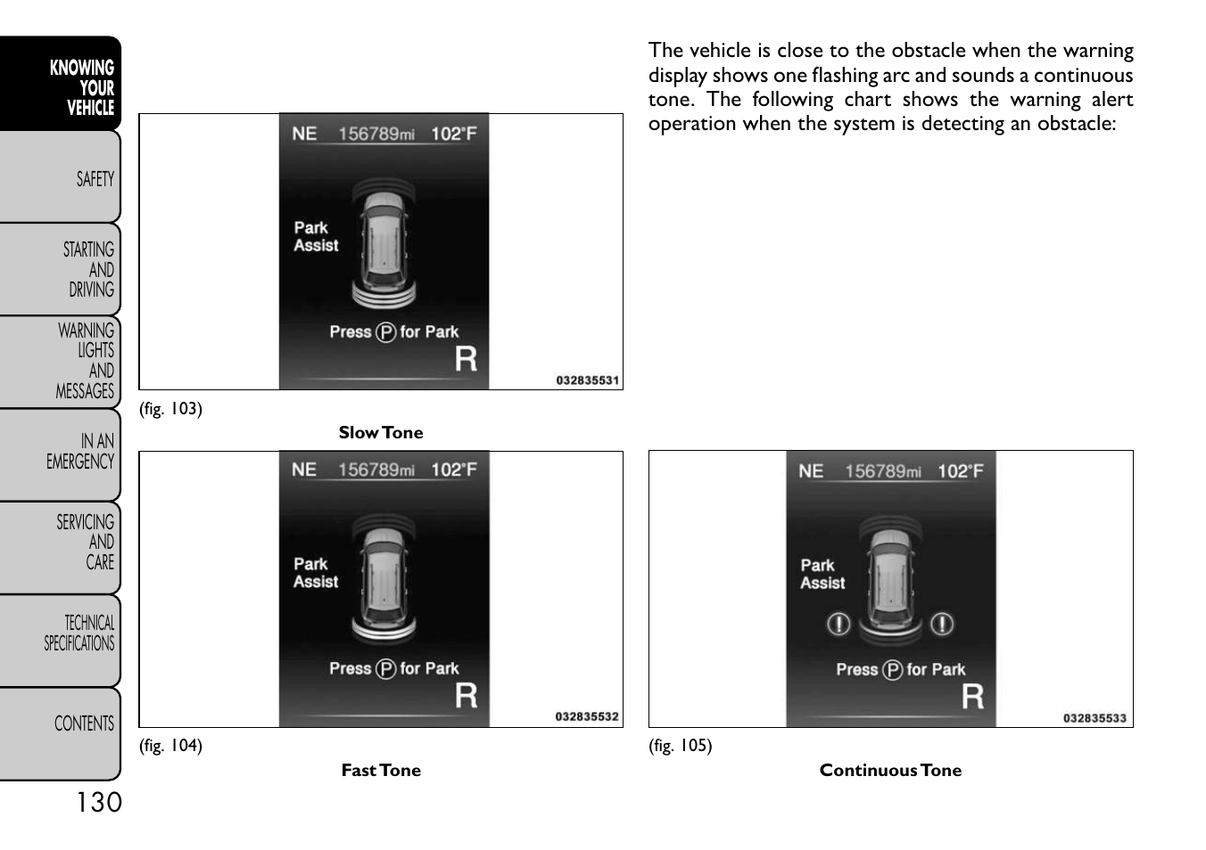 FIAT Freemont User Manual | Page 136 / 332