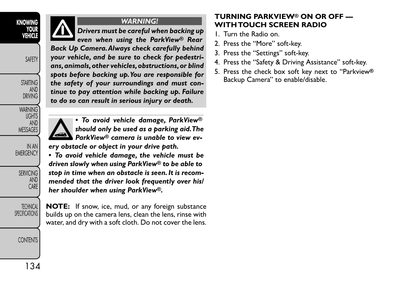 FIAT Freemont User Manual | Page 140 / 332