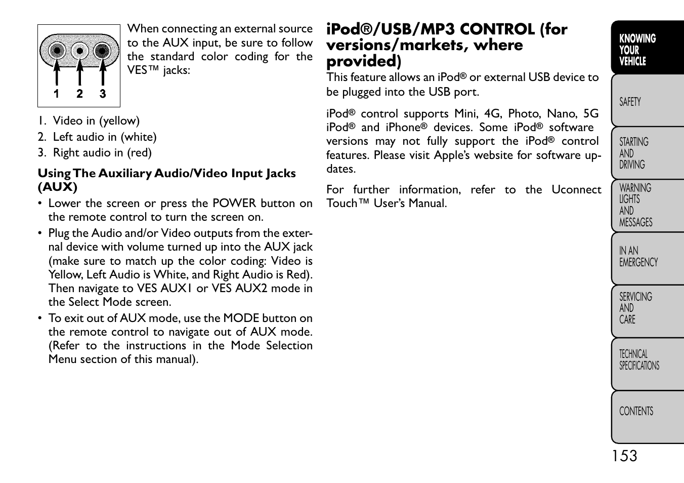 FIAT Freemont User Manual | Page 159 / 332