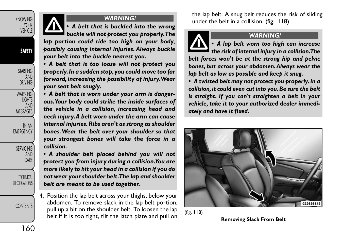 FIAT Freemont User Manual | Page 166 / 332