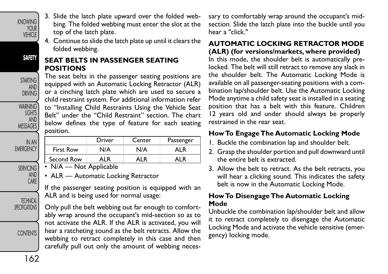 FIAT Freemont User Manual | Page 168 / 332