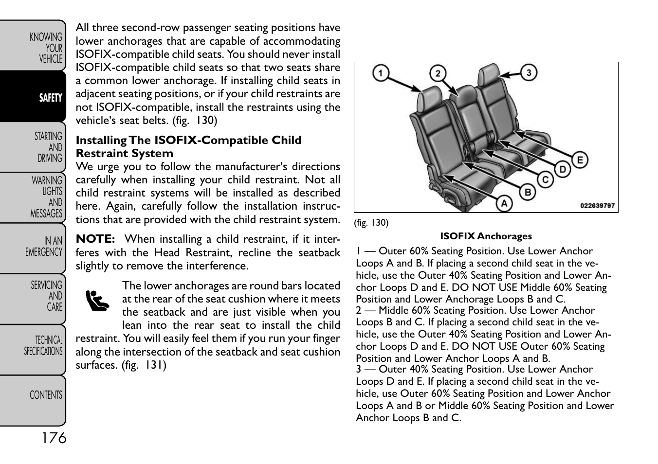 FIAT Freemont User Manual | Page 182 / 332