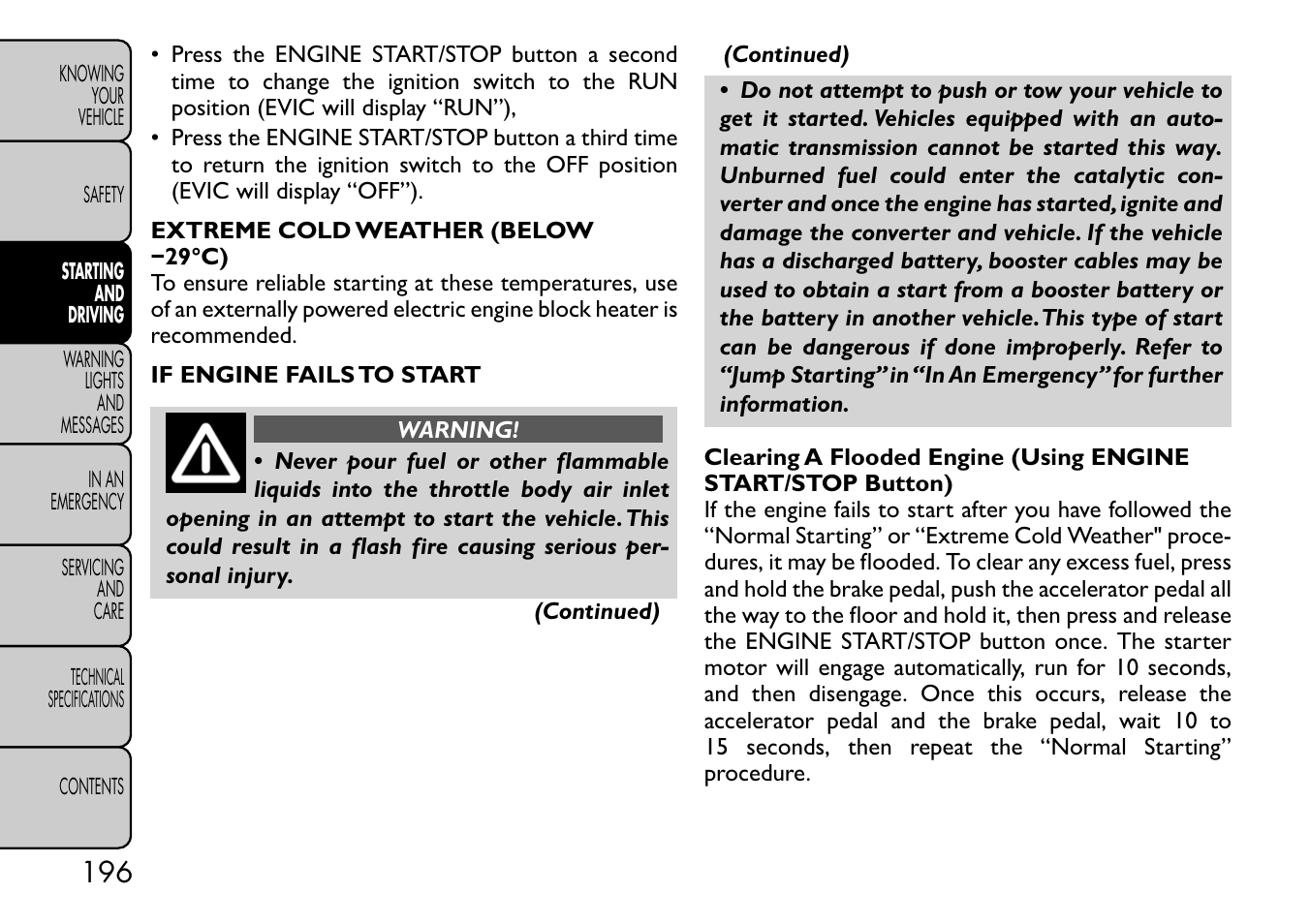 FIAT Freemont User Manual | Page 202 / 332