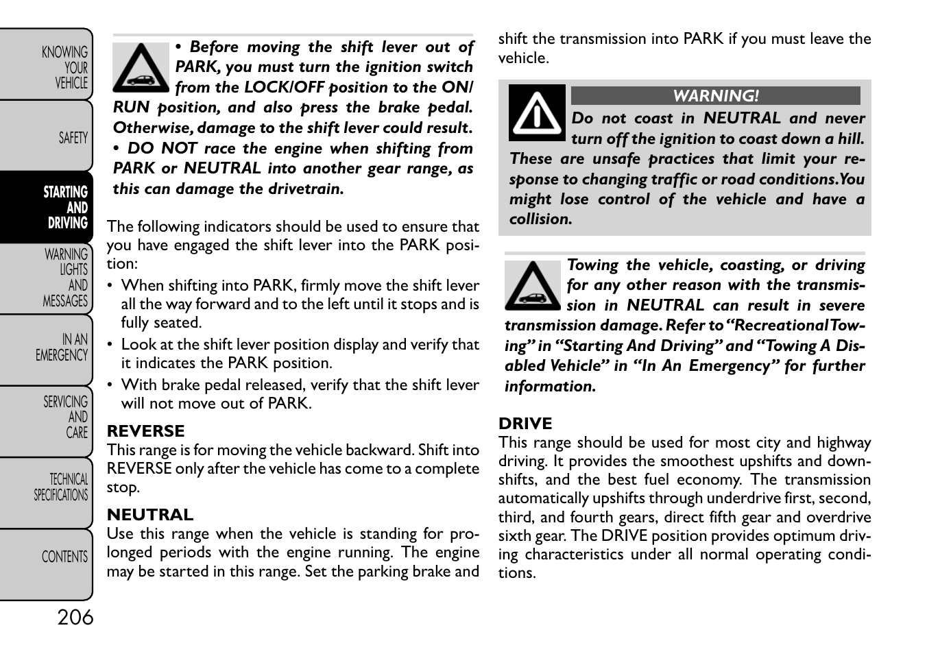 FIAT Freemont User Manual | Page 212 / 332