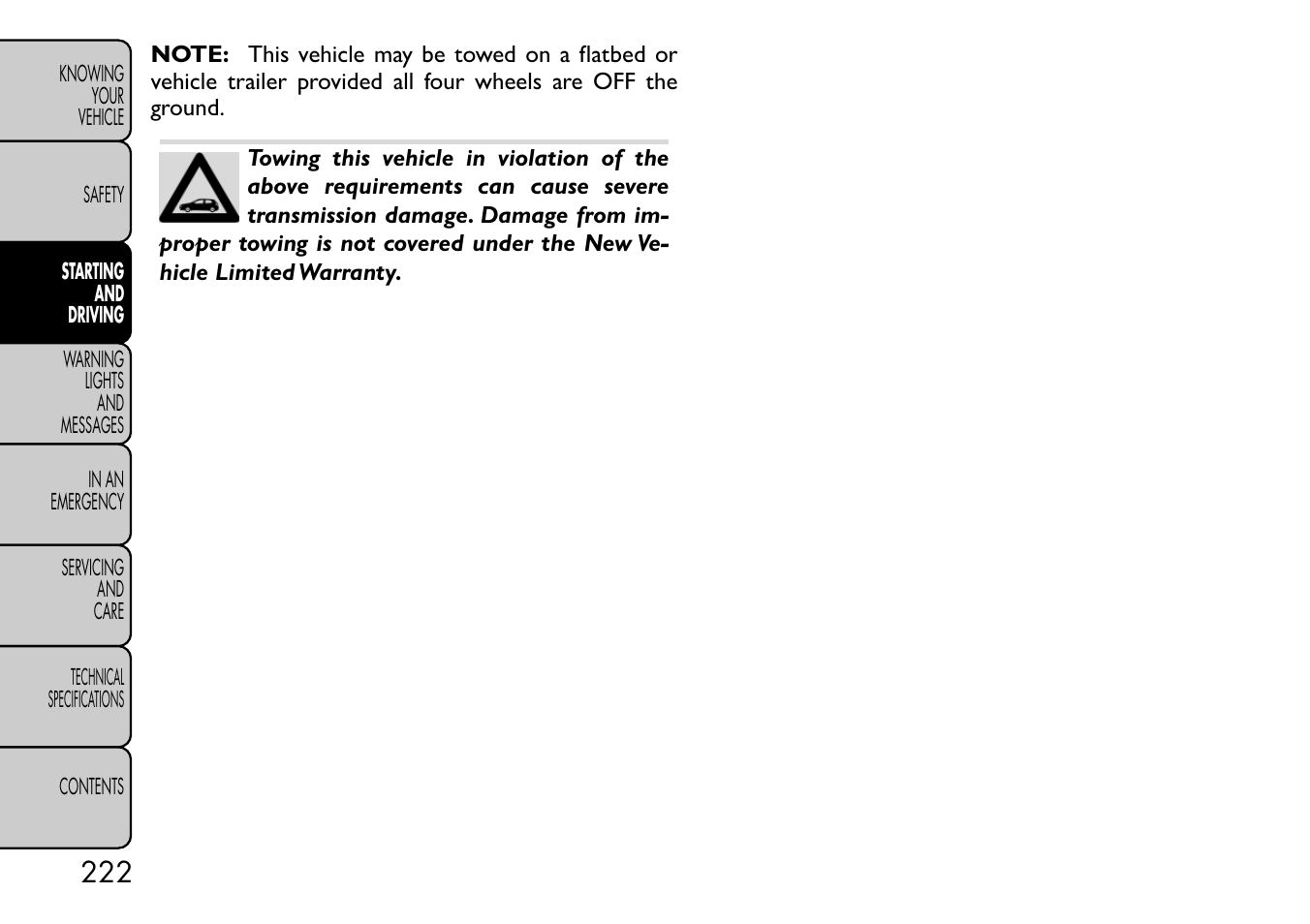 FIAT Freemont User Manual | Page 228 / 332