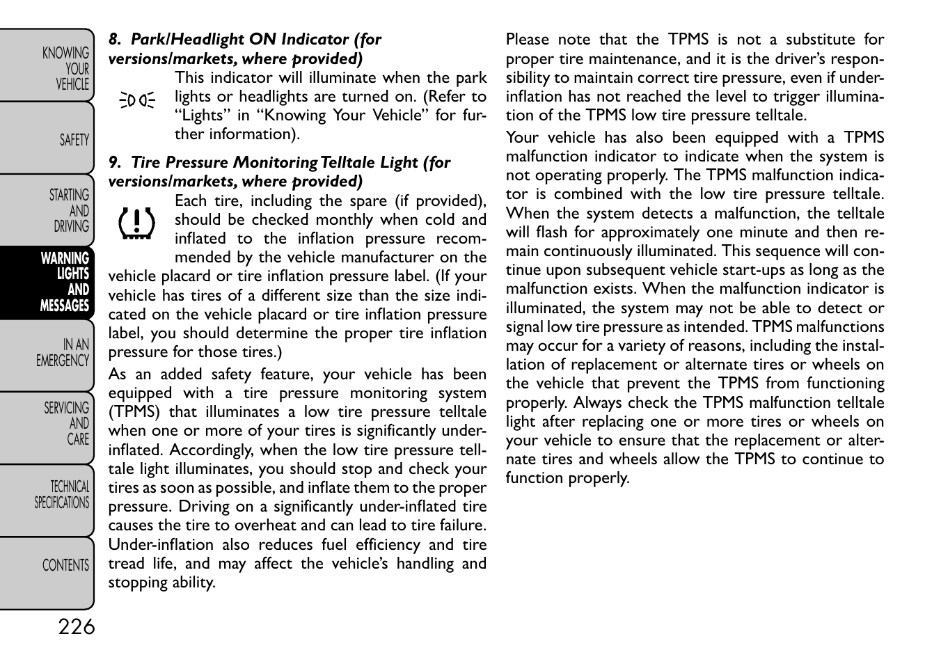 FIAT Freemont User Manual | Page 232 / 332