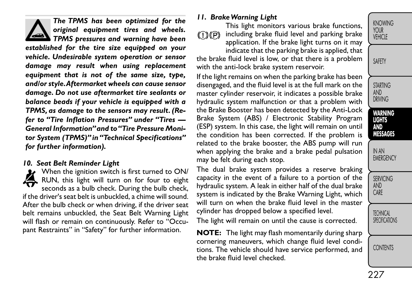 FIAT Freemont User Manual | Page 233 / 332