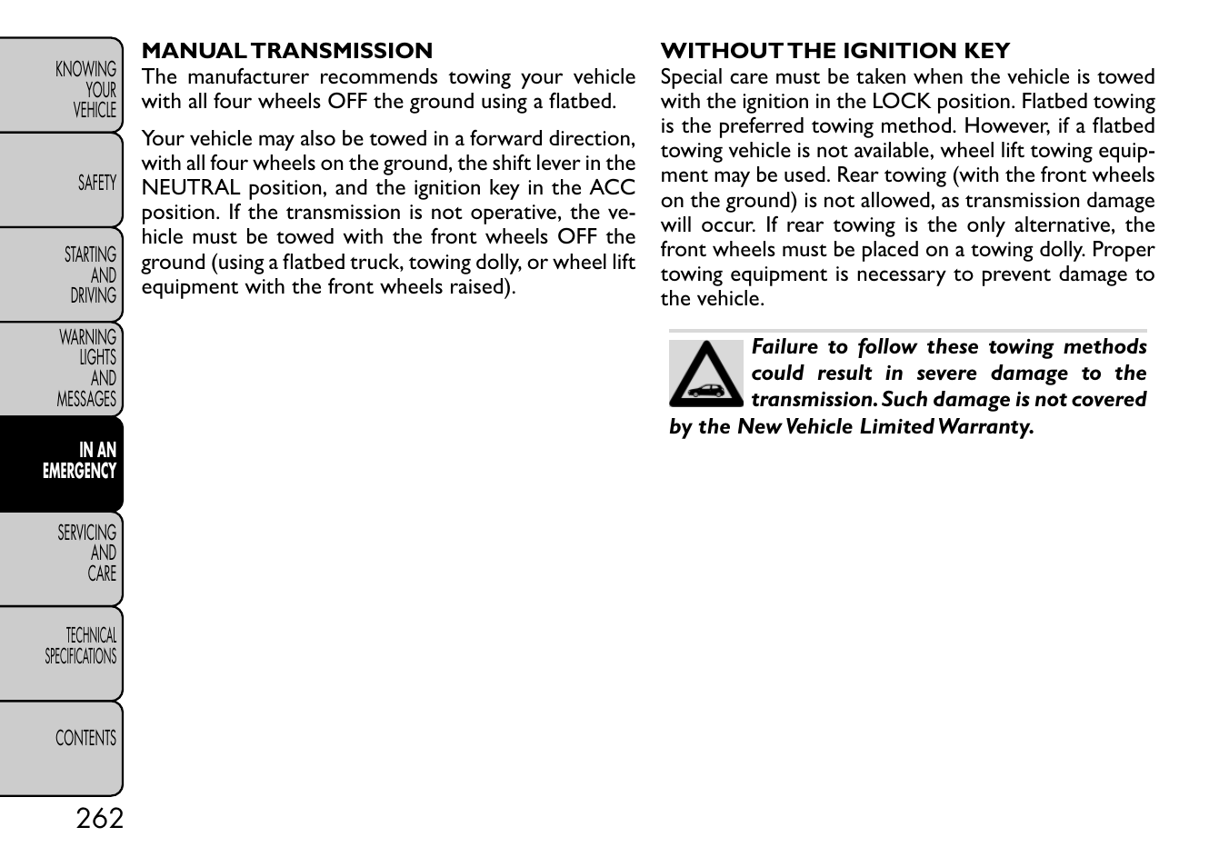 FIAT Freemont User Manual | Page 268 / 332