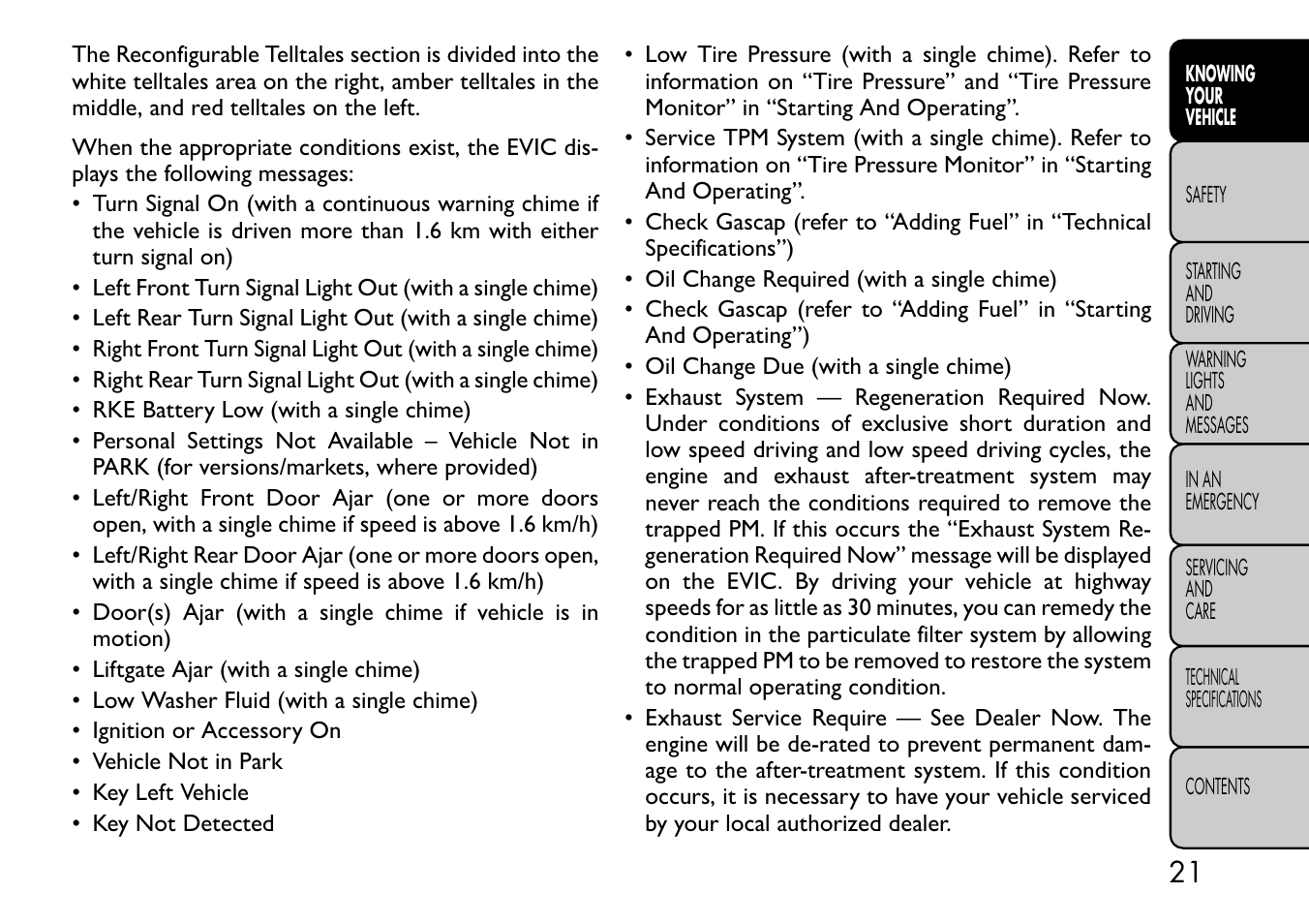 FIAT Freemont User Manual | Page 27 / 332