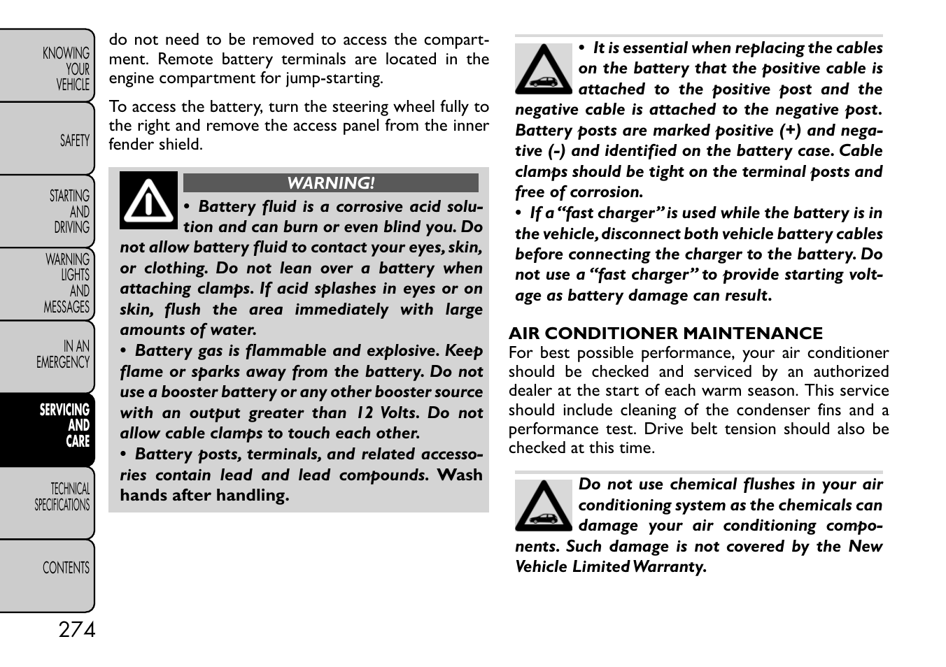 FIAT Freemont User Manual | Page 280 / 332