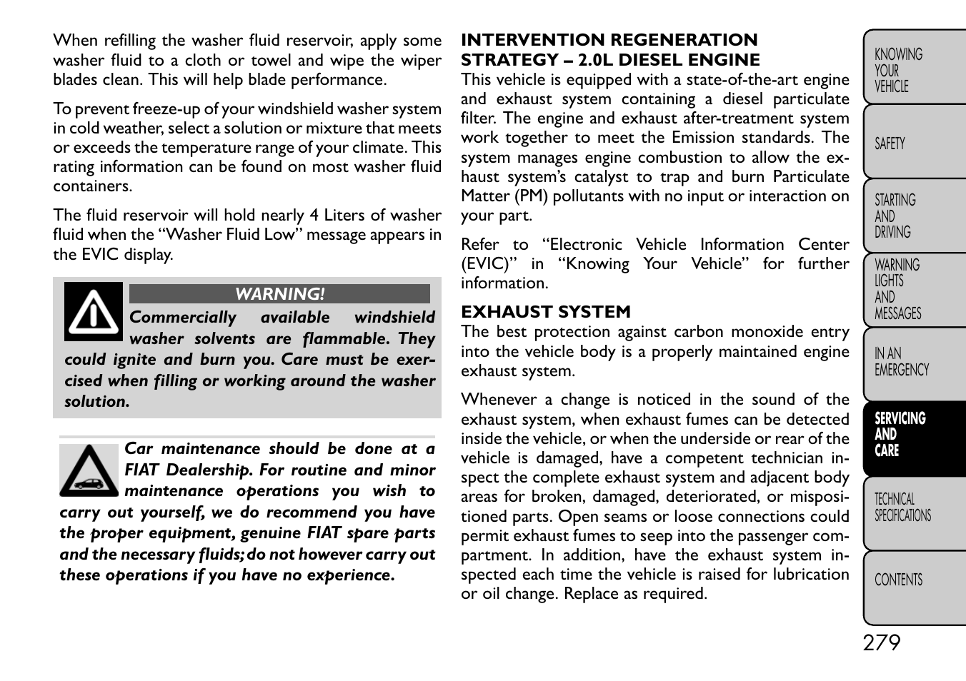 FIAT Freemont User Manual | Page 285 / 332