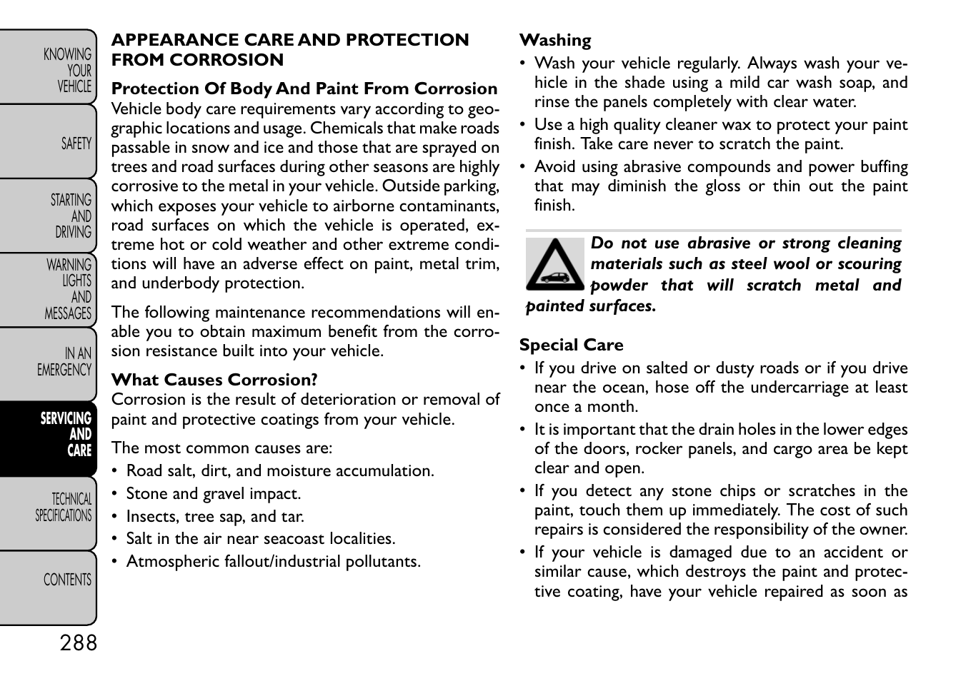 FIAT Freemont User Manual | Page 294 / 332