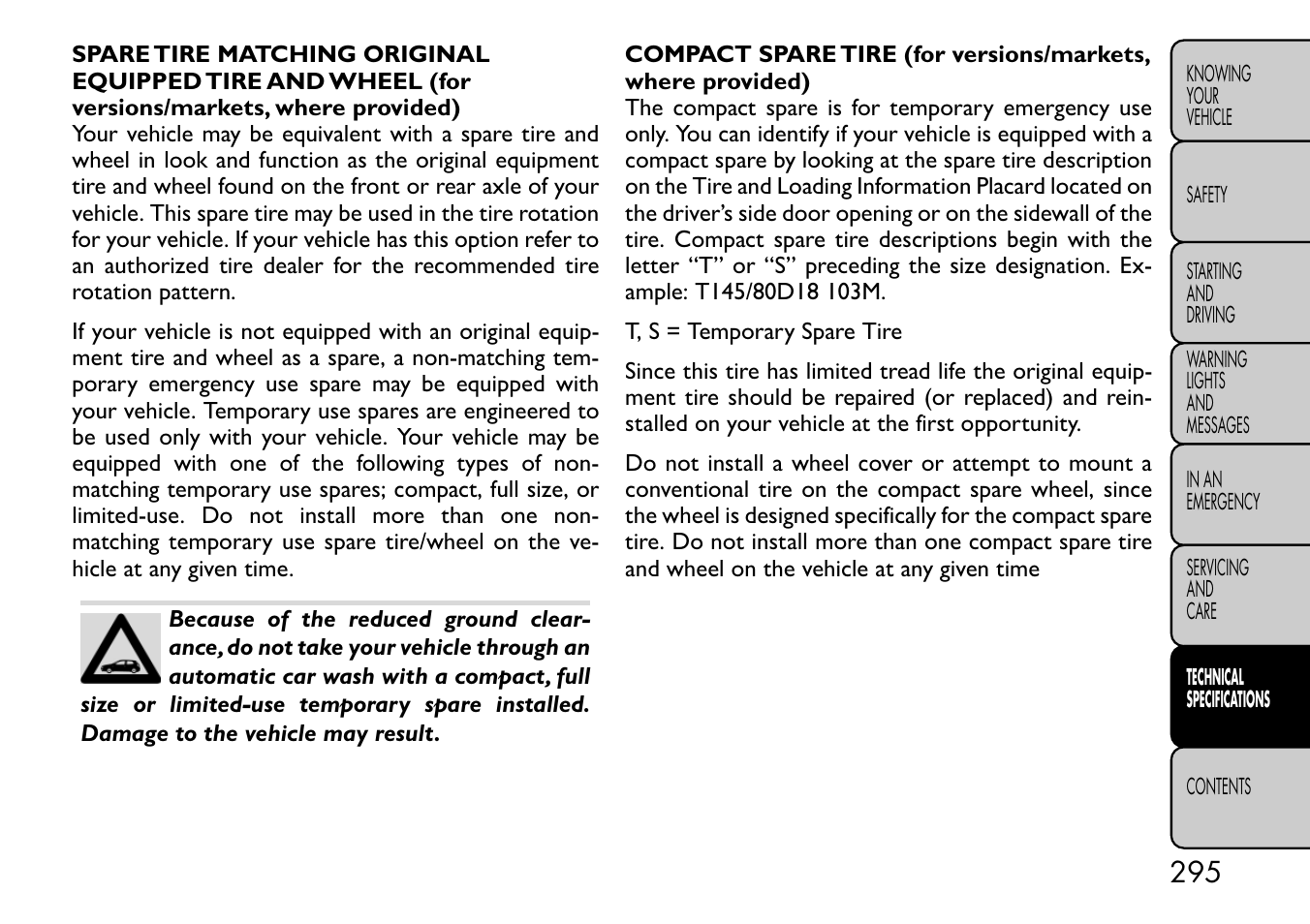 FIAT Freemont User Manual | Page 301 / 332