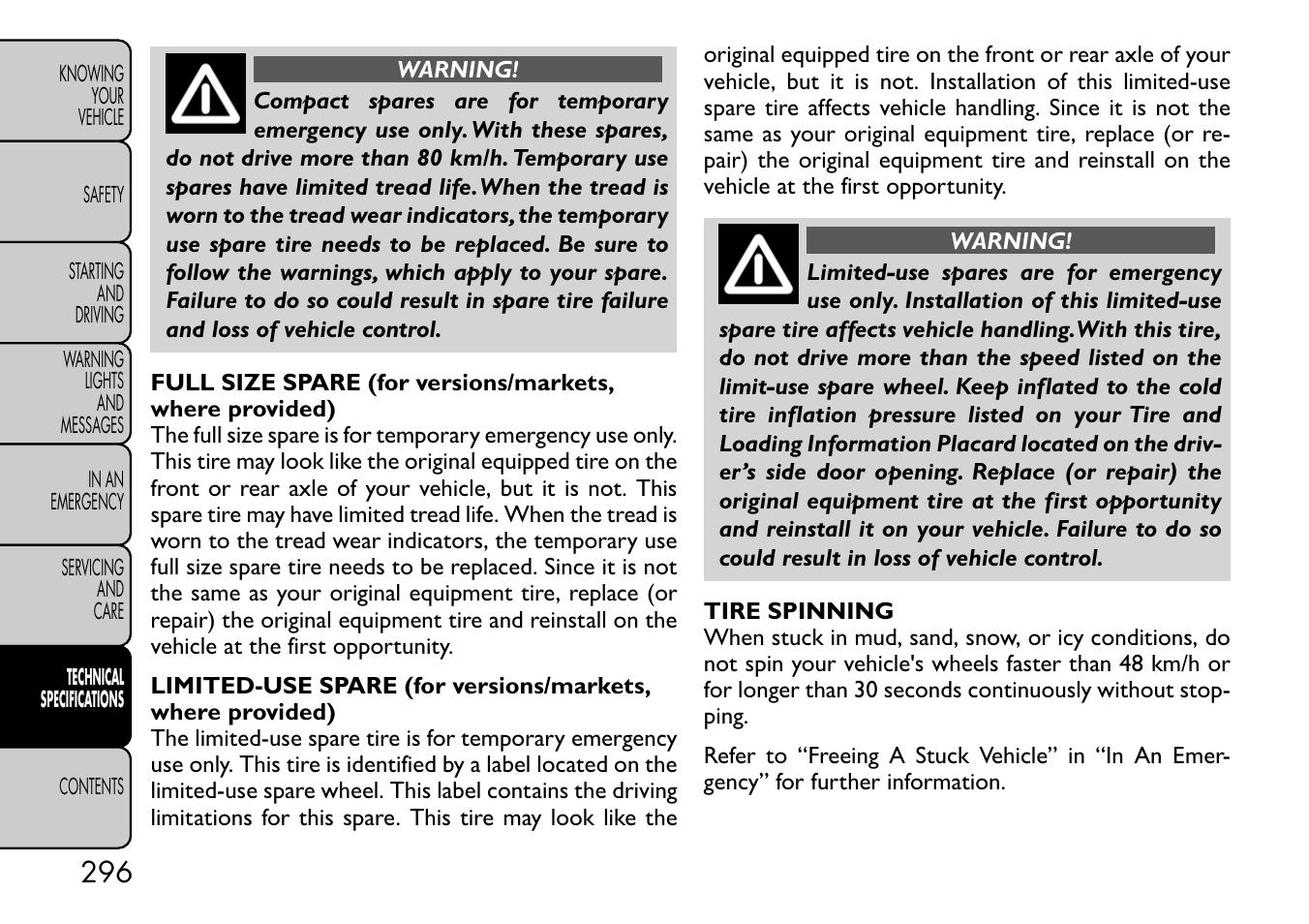 FIAT Freemont User Manual | Page 302 / 332