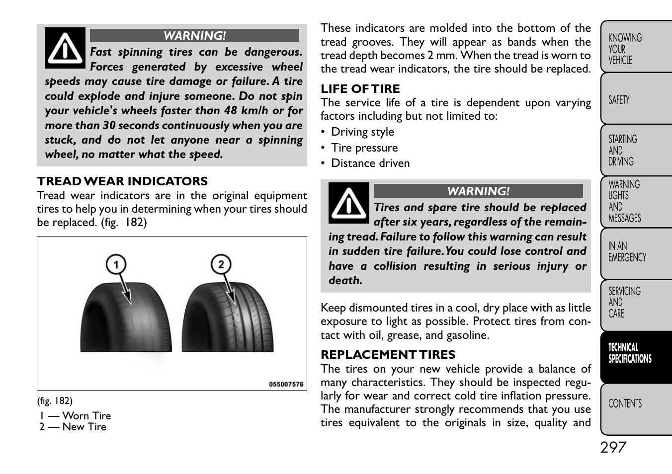 FIAT Freemont User Manual | Page 303 / 332