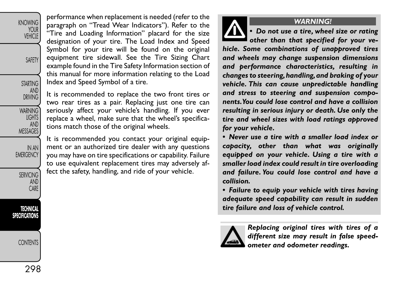 FIAT Freemont User Manual | Page 304 / 332