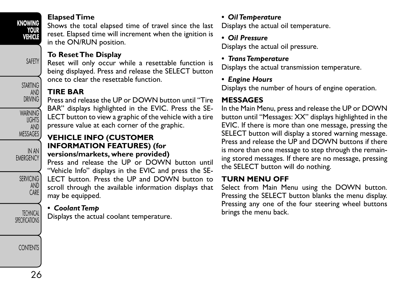 FIAT Freemont User Manual | Page 32 / 332