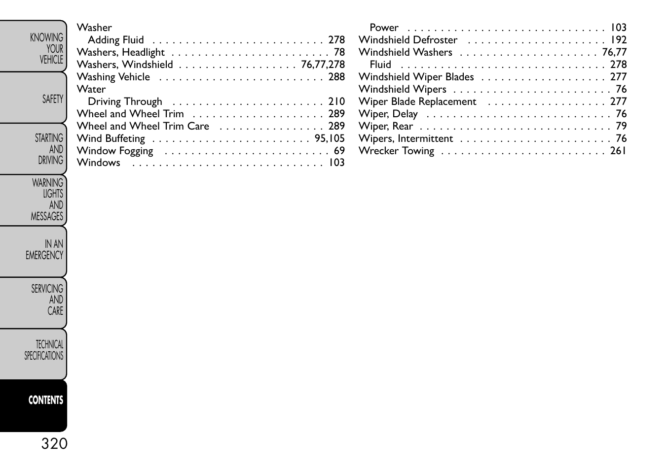 FIAT Freemont User Manual | Page 326 / 332