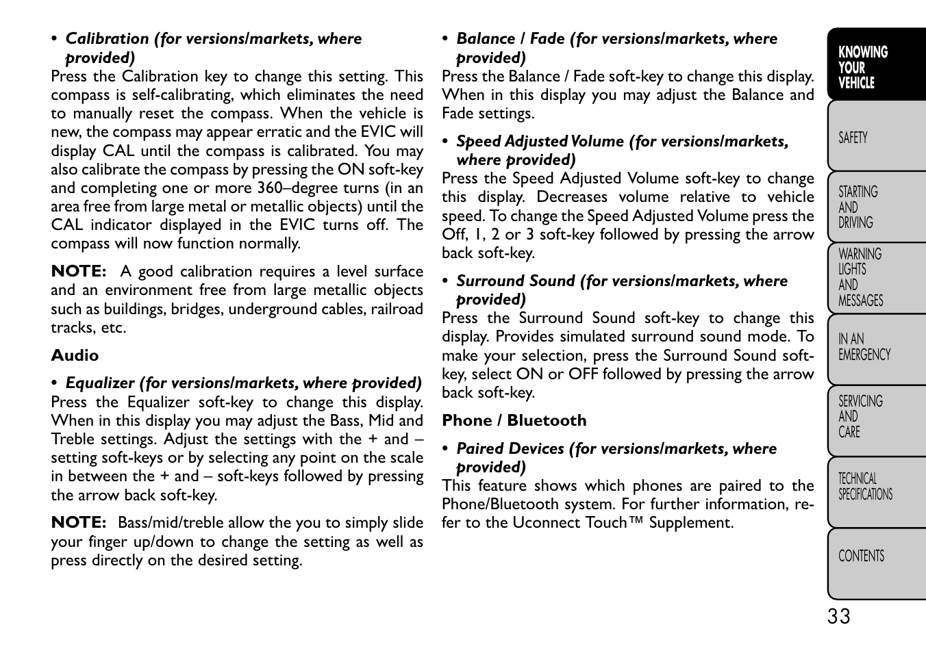 FIAT Freemont User Manual | Page 39 / 332