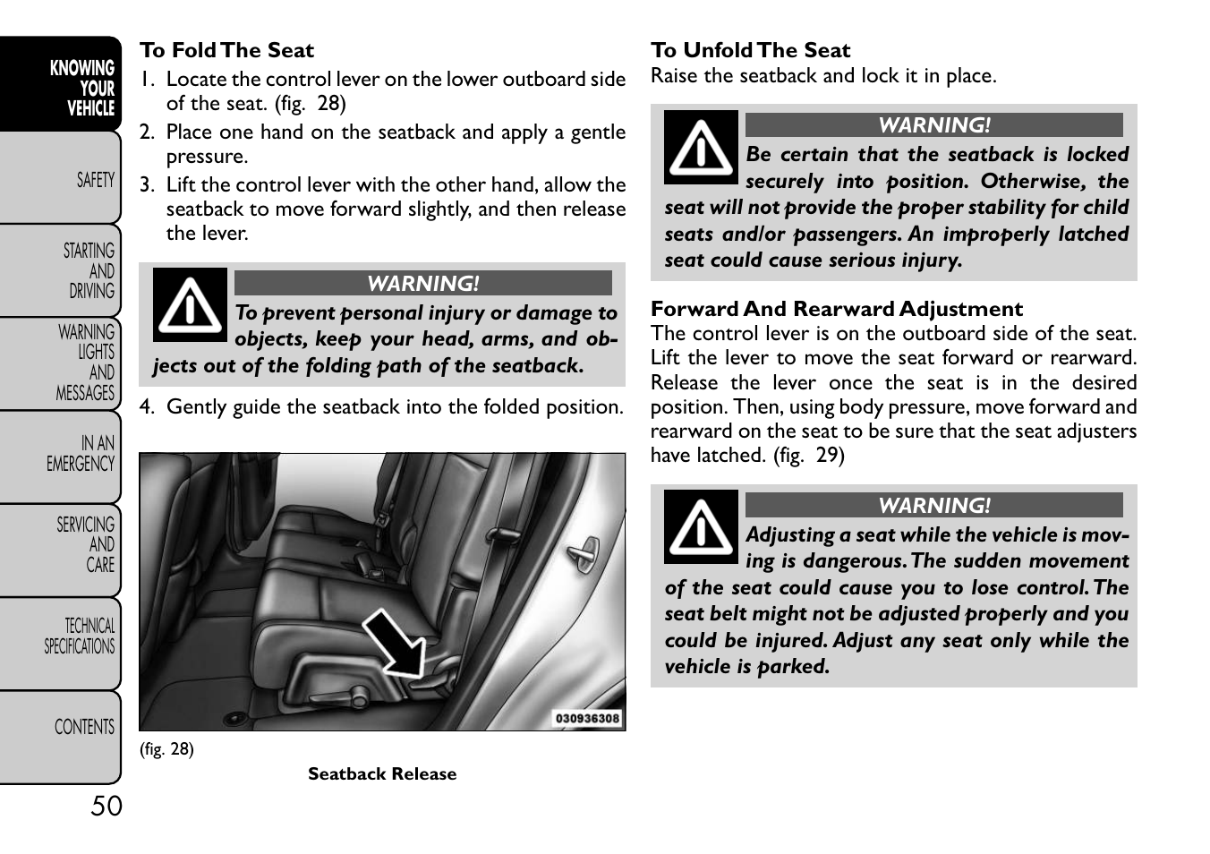 FIAT Freemont User Manual | Page 56 / 332